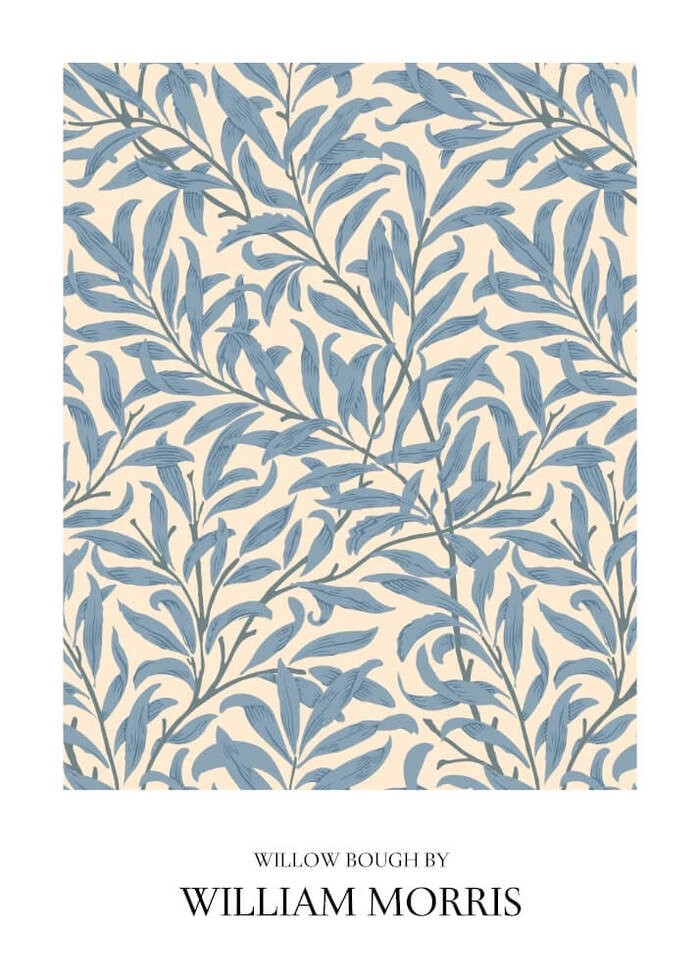 Poster med WILLOW BOUGH AV William Morris 4