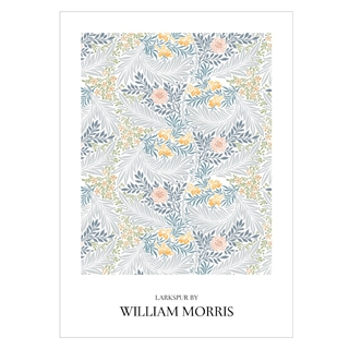 Poster -  LARKSPUR BY William Morris 1