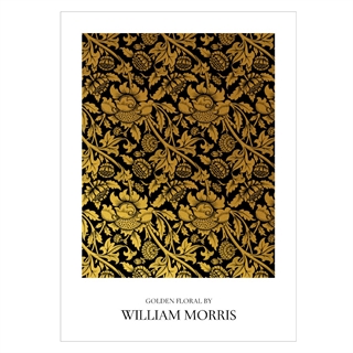 Poster med GOLDEN FLORAL AV William Morris