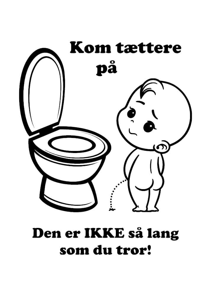 Kom närmare – Vit poster