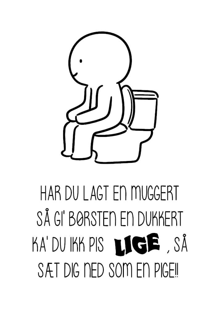 Har du lagt en muggert poster – Vit