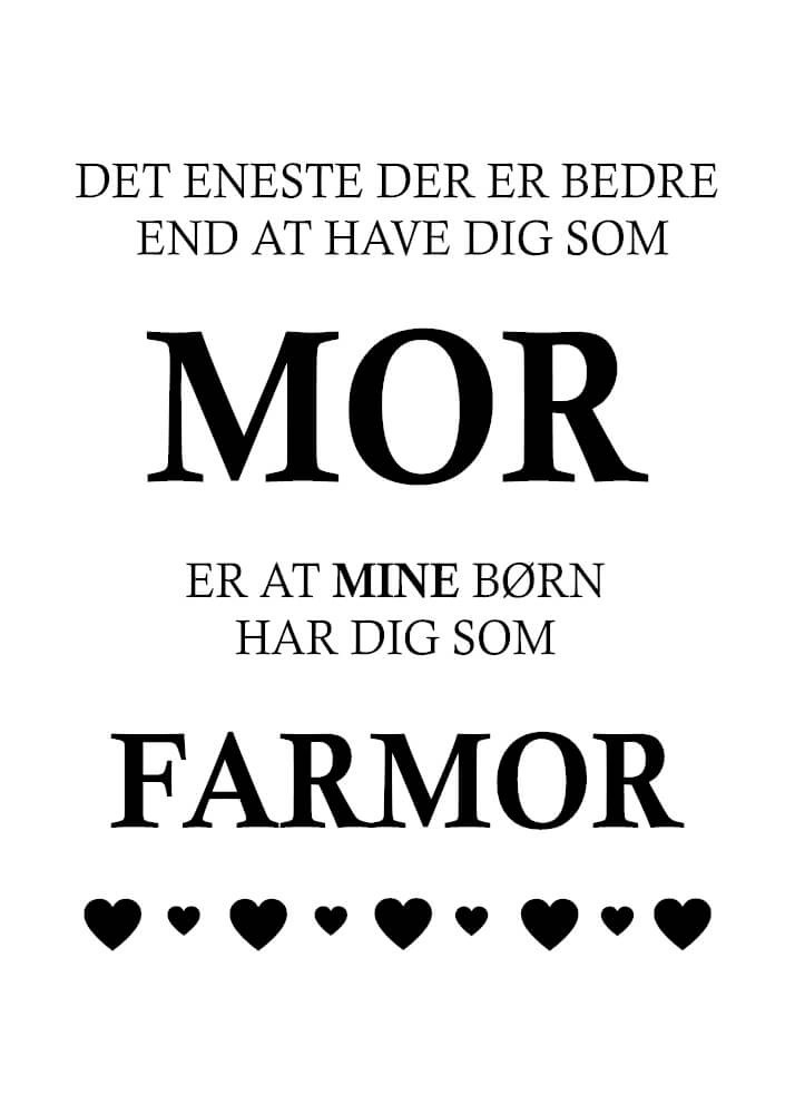 Poster - Mamma och mormor/farmor