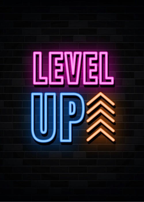 Level Neon Gaming poster