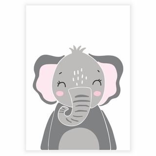 Elefant - Barnposter