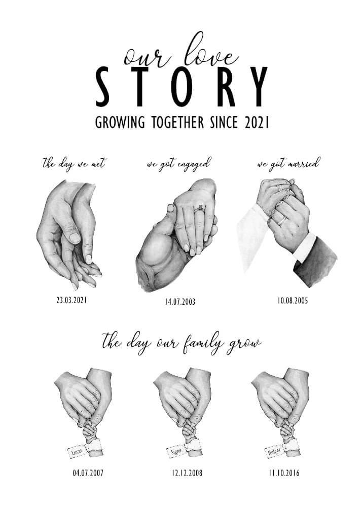 Our love story - Poster