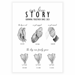 Our love story - Poster
