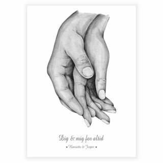 Hållande händer - Poster
