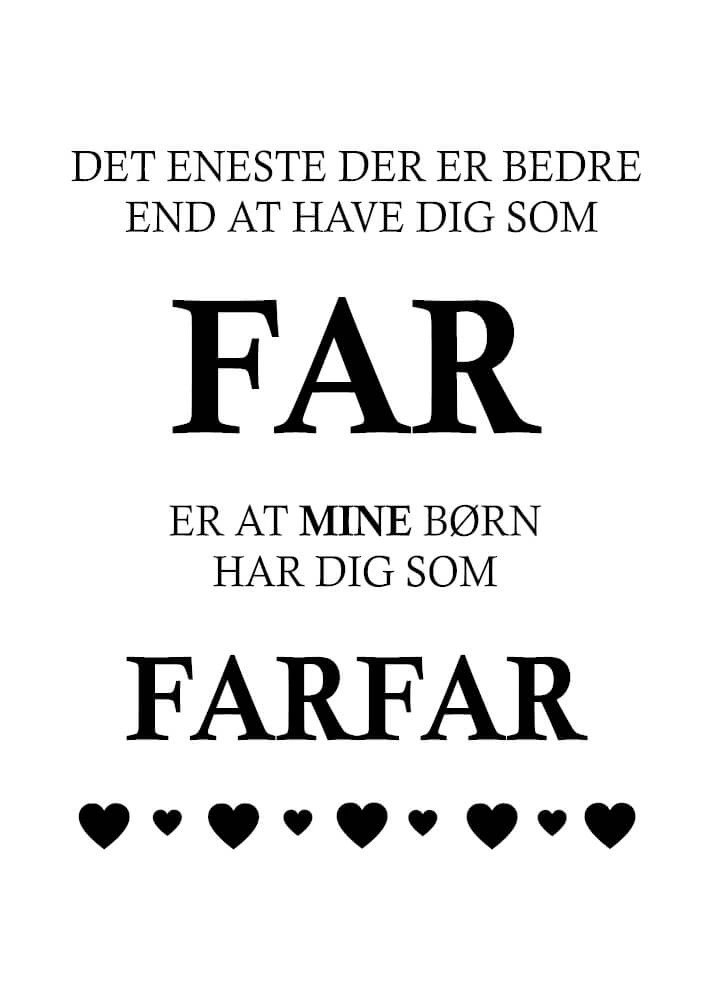 Poster - till din pappa/morfar/farfar