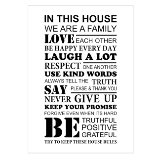 Poster - In this house