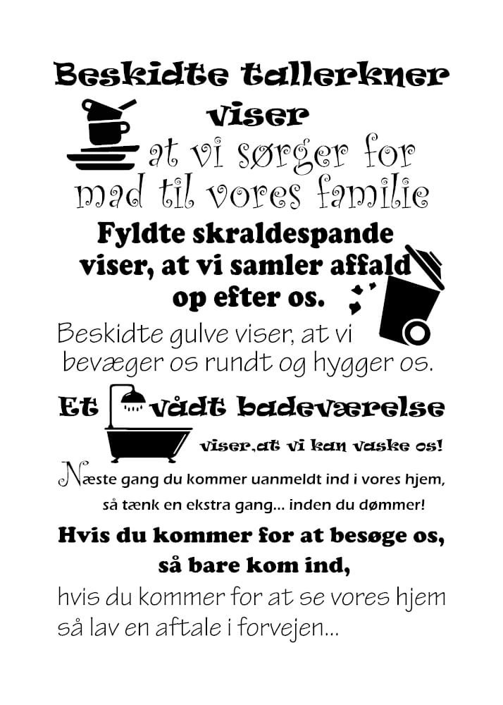 Poster - Här bor vi