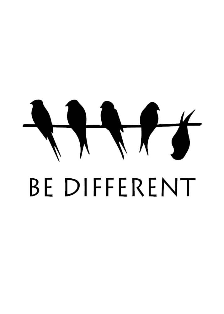 Poster - Be Different