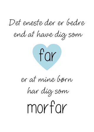 Poster - Det enda som är bättre än Morfar