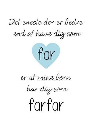 Poster - Det enda som är bättre farfar