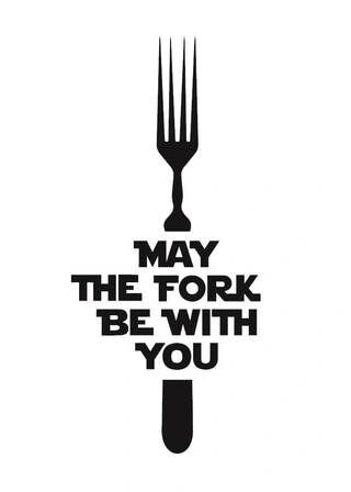 Poster - may the fork be with you