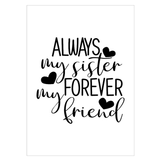 Poster - Always my sister