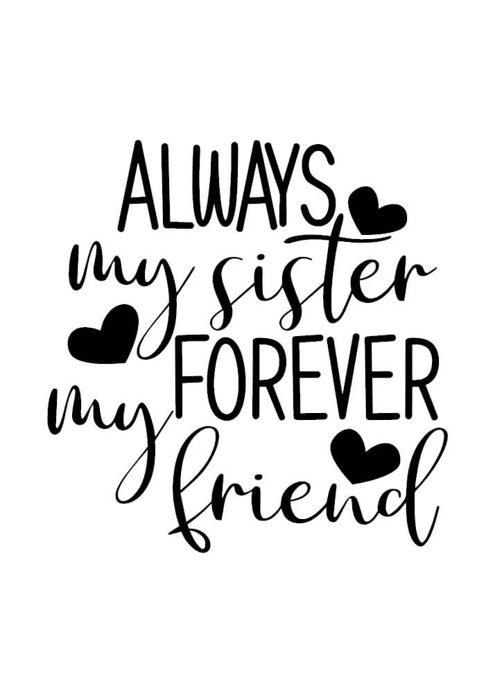 Poster - Always my sister