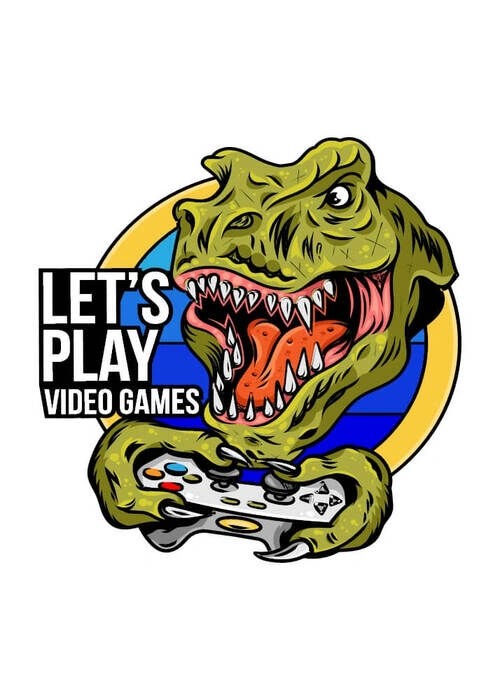 Poster - Let's play video games