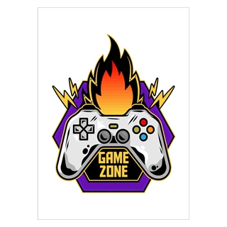 Poster - Game zone Flames
