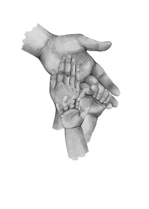 Trebarnspappa - poster