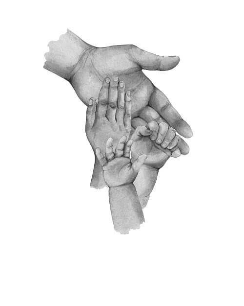 Trebarnspappa - poster