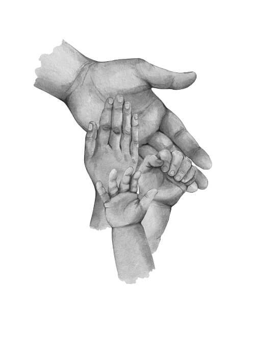 Trebarnspappa - poster