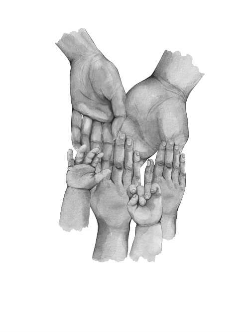 Pappa, mamma & 4 barn - poster