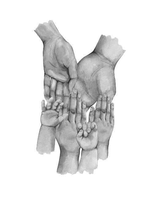 Pappa, mamma & 4 barn - poster