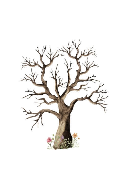 Affisch för fingeravtryck med namn och datum 4