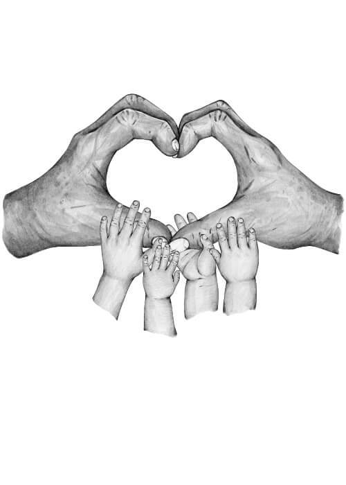 Morföräldrar till 4 barnbarn - Poster