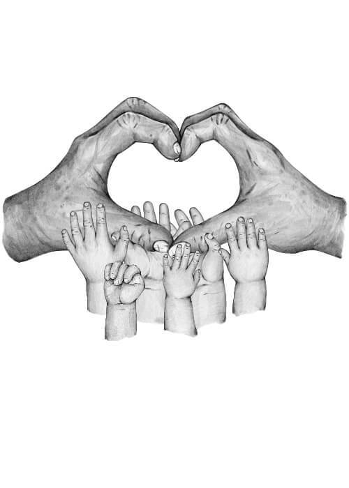 Morföräldrar till 6 barnbarn - Poster