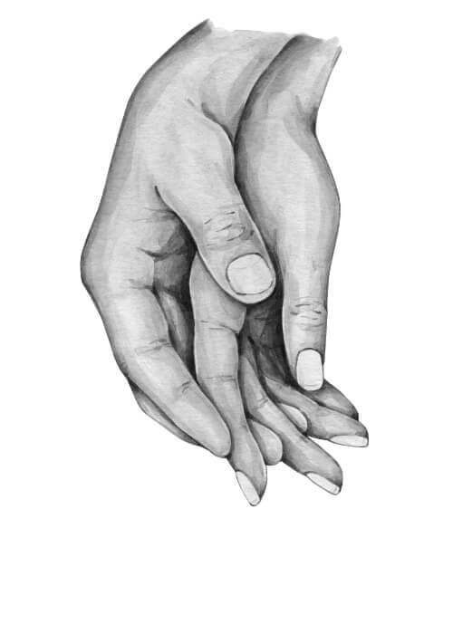 Hållande händer - Poster