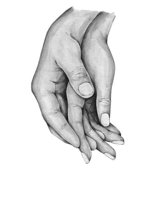 Hållande händer - Poster