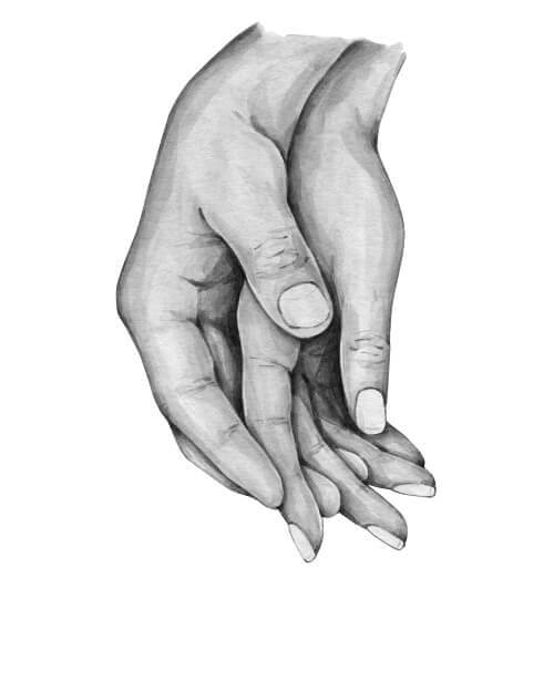 Hållande händer - Poster