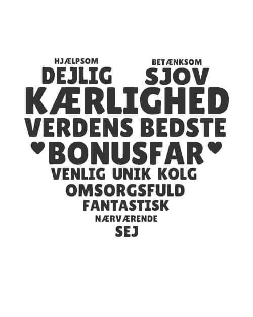 Hjärtmamma inkl. 2 valfria textrader