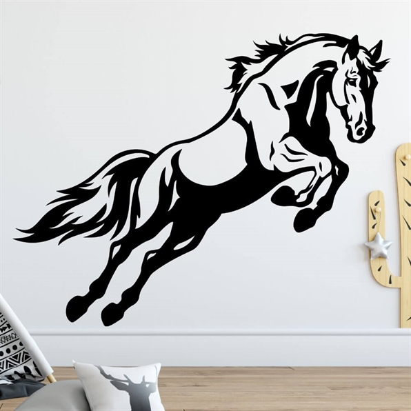 Stor vacker häst - wallstickers till flickrummet