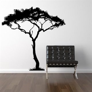 Enkelt träd  - Wallstickers