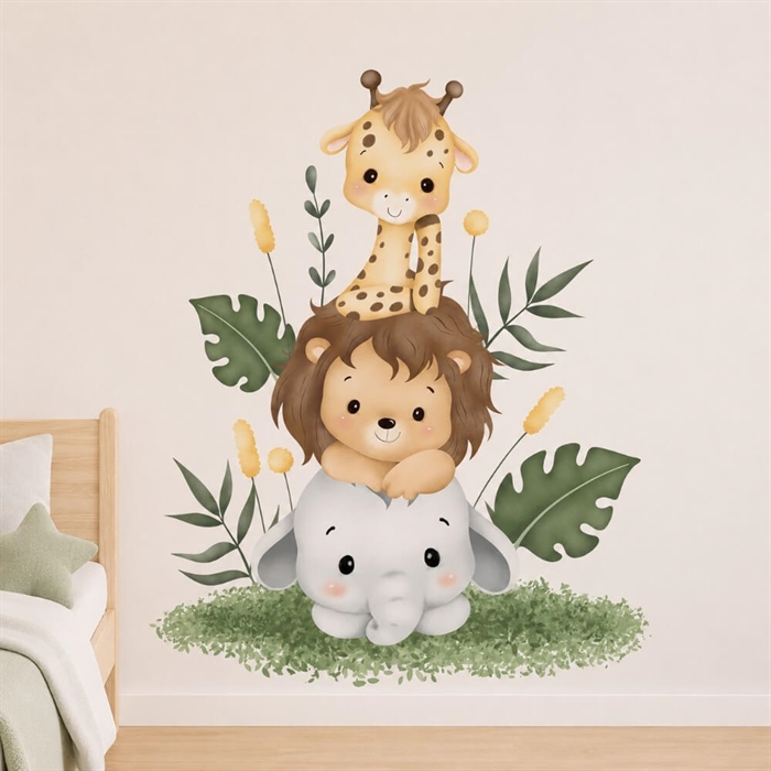 Safari Vänner – Wallstickers