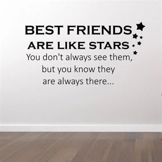 Best friends - Wallstickers