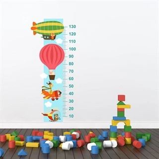 Wallstickers - Höjdmätare i luften