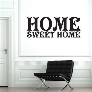 Wallstickers med text Sweet Home
