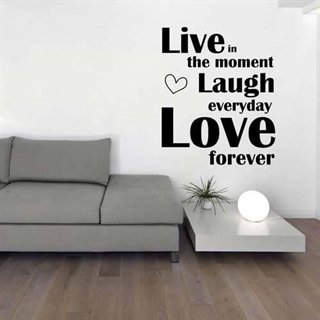 Live, Laugh, Love - Wallstickers