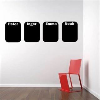 1 Namntavla 30x40 cm. - Wallstickers