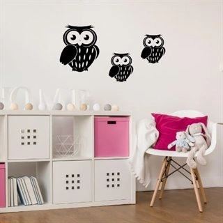 Ugglor  - Wallstickers