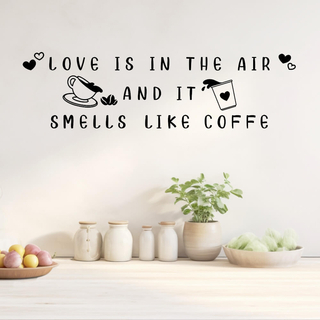 Love kaffe - väggdekor