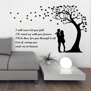 I'll never let you fall - Wallstickers