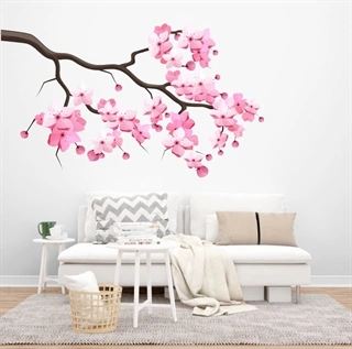 Cherry Blossom gren - wallsticker