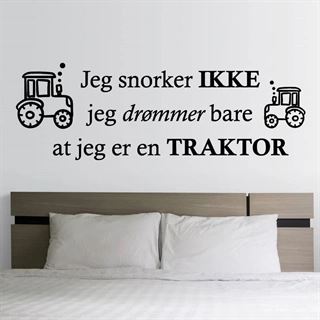 Jag snarkar inte - wallstickers