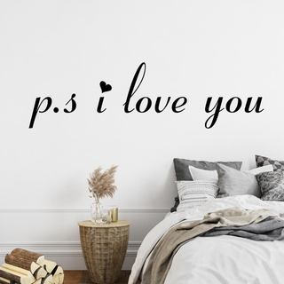 P.s. i love you - Wallstickers