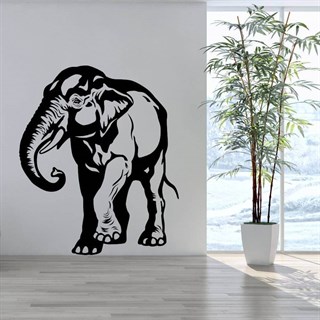 Asiatisk elefant- Wallstickers
