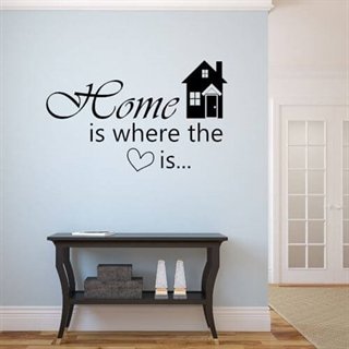Wallstickers  - Home is where..